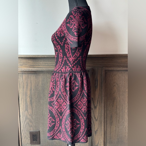 Romeo & Juliet Couture Intarsia Knit Mini Dress small - Picture 2 of 6